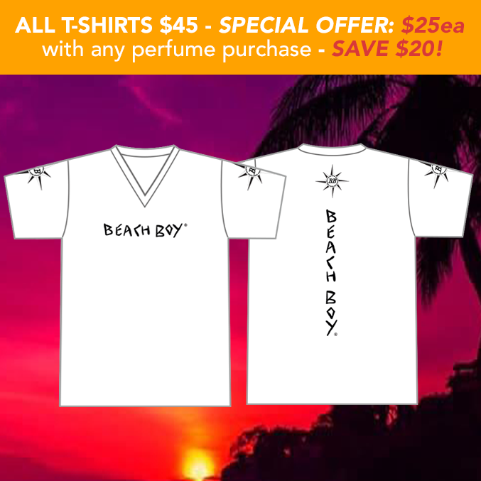 Beach Brand T-Shirt 'Words' - Gull White