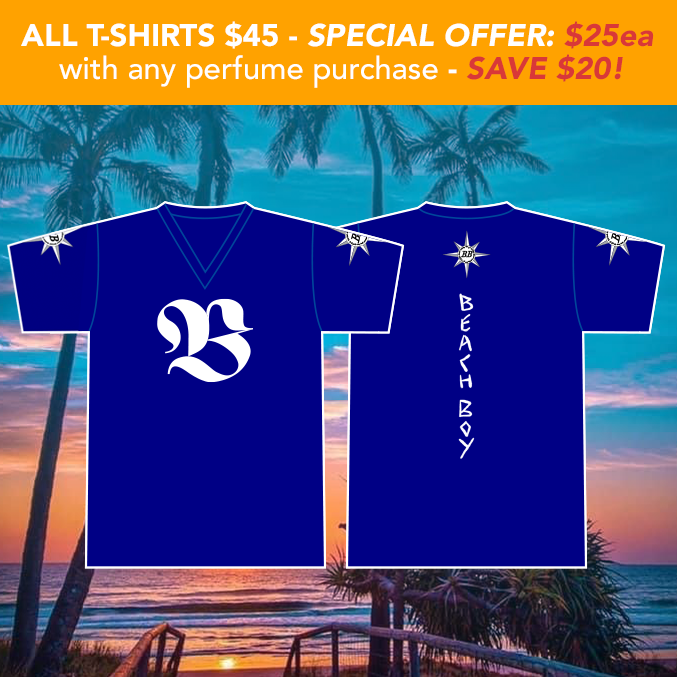 Beach Brand T-Shirt  'Big B' - Ocean Blue